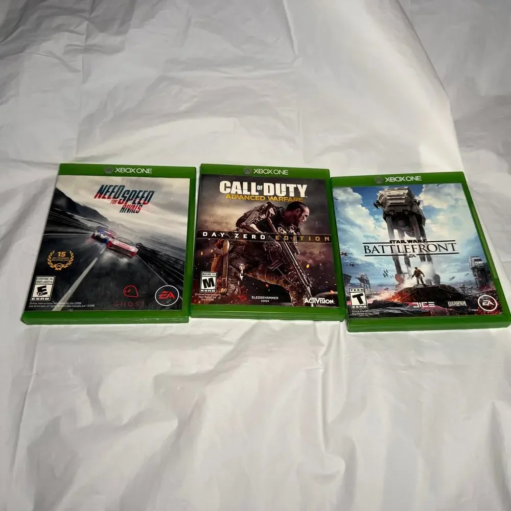 Original Microsoft Xbox One Model 1540 Console With Games, Box & Extras Read